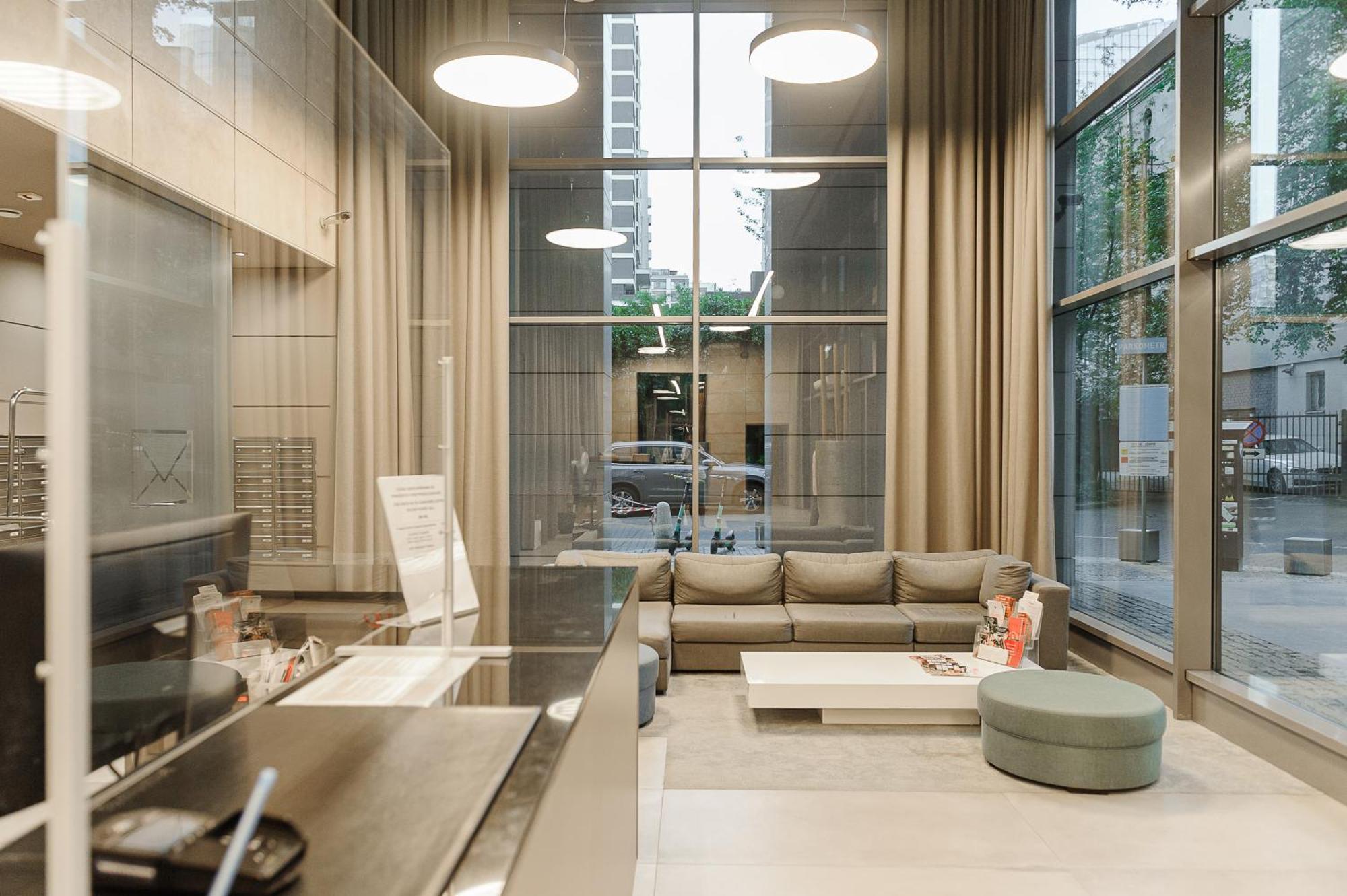 Lumina Apart With Balcony Platinum Tower Warschau Exterior foto