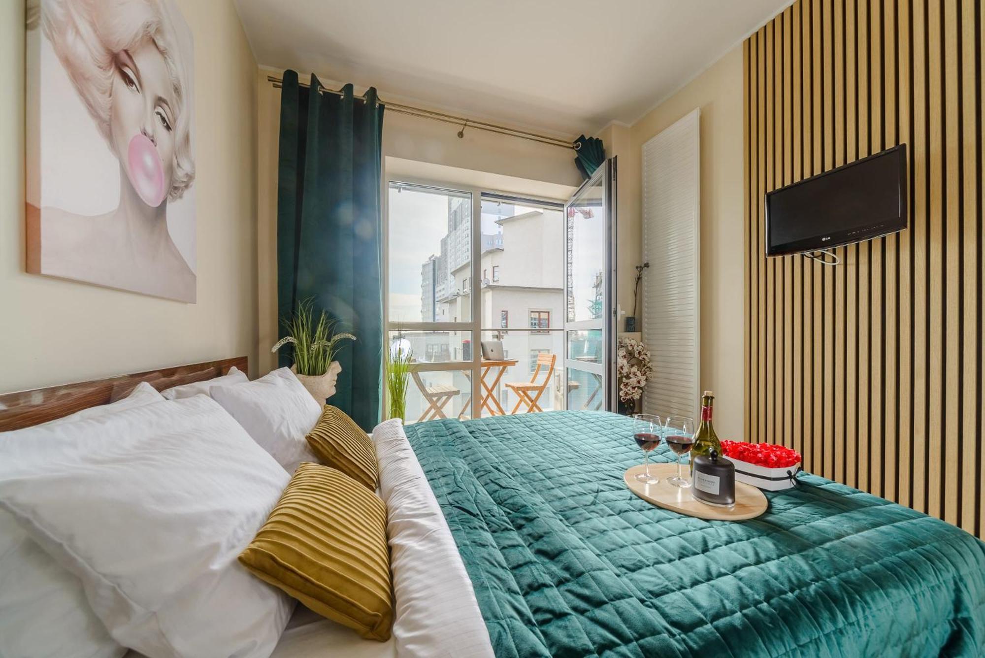 Lumina Apart With Balcony Platinum Tower Warschau Exterior foto